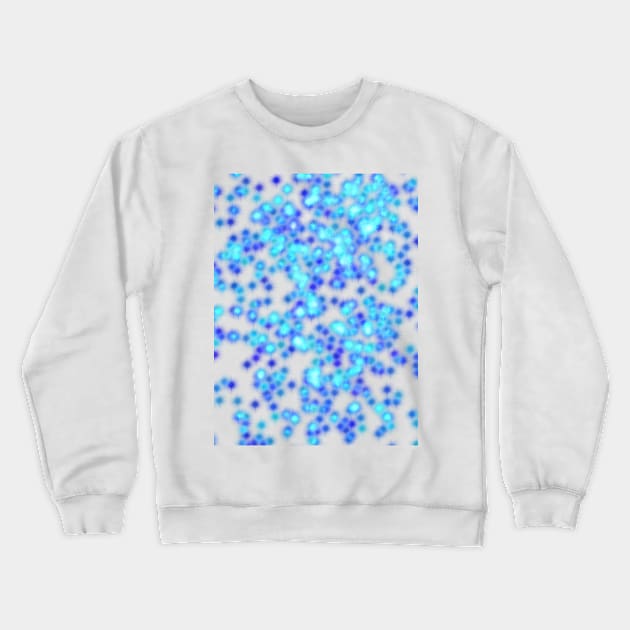 Blue glitter Crewneck Sweatshirt by lizajambalaya